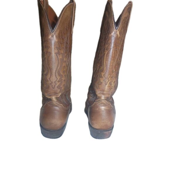 Vintage Nocona Cowboy Boots Brown Leather Mens Size 9D  Western Wear Mexico main image 6
